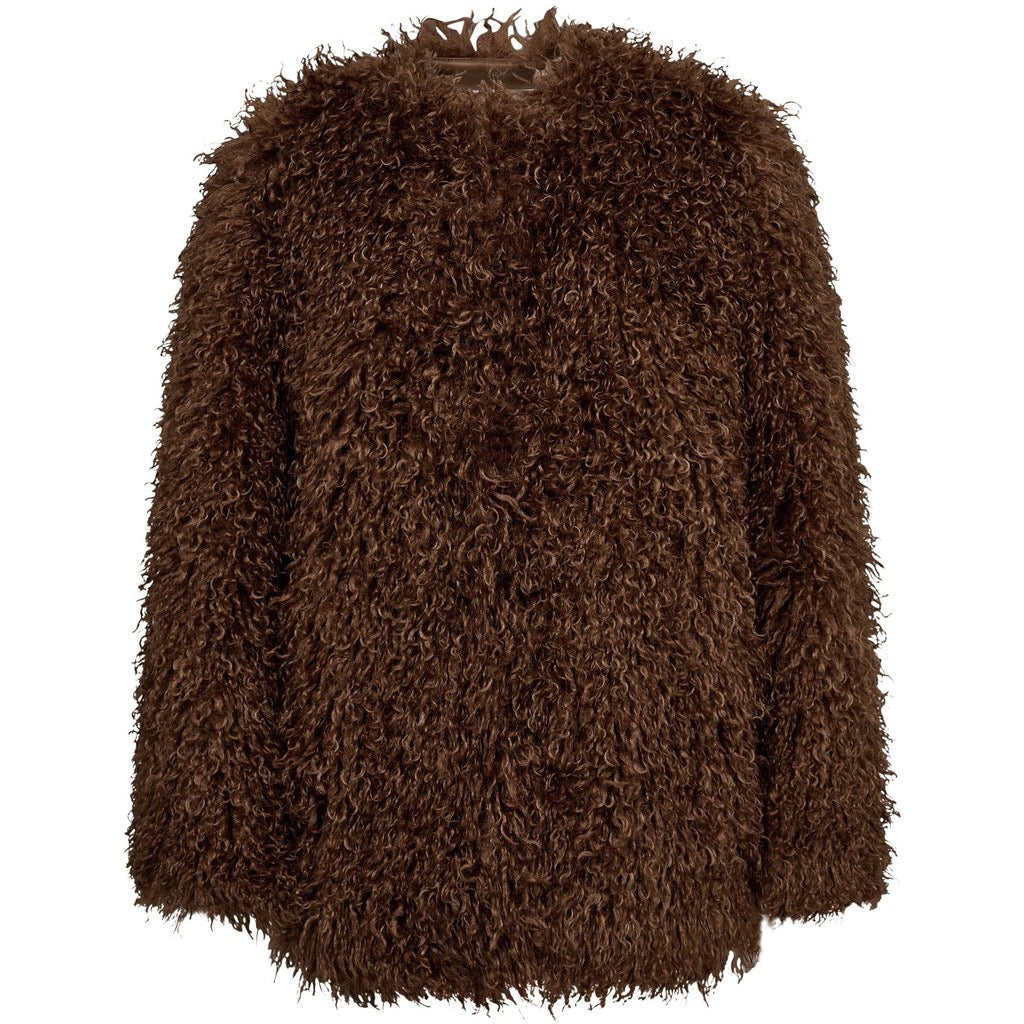 Haute L'Amitié Tibet Fur Jacket Walnut