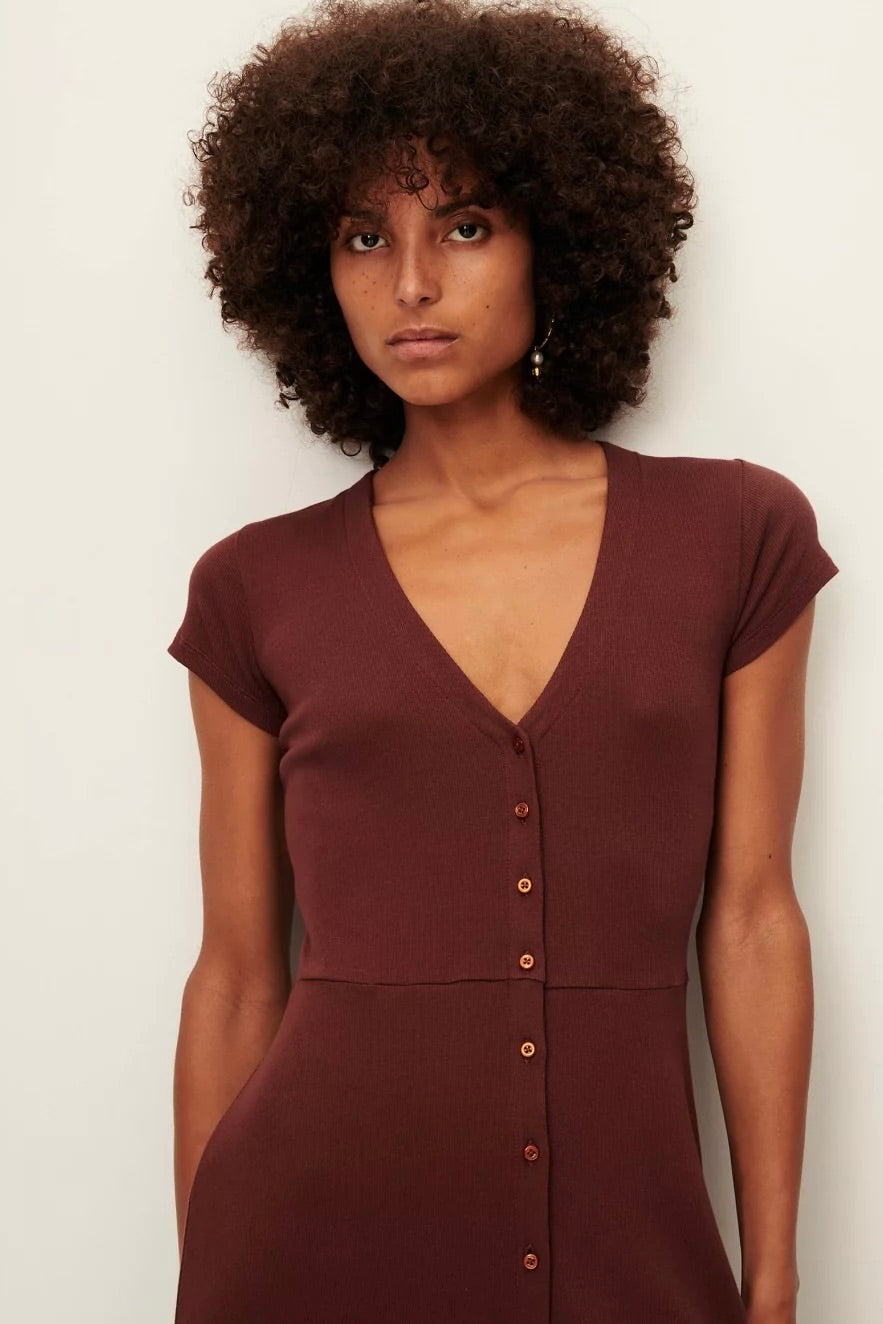 Sessùn NEA Dress Burgundy