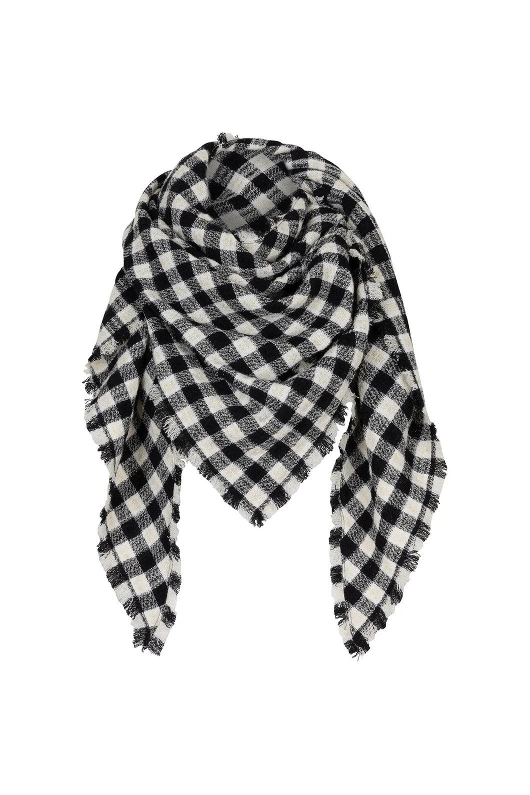 Ruby Tuesday Maida Scarf Black Check T408-1902