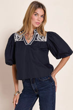 Afbeelding in Gallery-weergave laden, Scarlett Poppies SHEILA TOP Onyx Black
