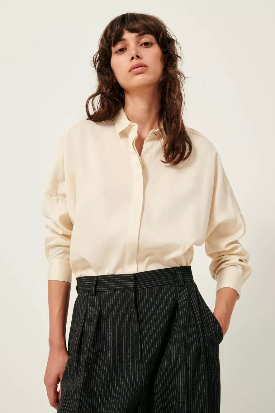 Sessùn Lady D Wide Shirt Fleur de Sel