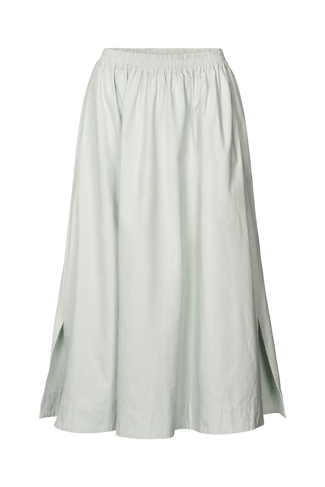 Rabens Saloner Poplin Heavy Full Skirt - Guri  W25285105 Sky Blue