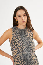 Afbeelding in Gallery-weergave laden, Rabens Saloner PIPER LEOPARD PRINT TANK TOP I LEOPARD
