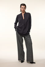 Afbeelding in Gallery-weergave laden, Femmes du Sud Demi Pied du Poule Pants Anthracite 953 PT-0009
