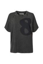 Afbeelding in Gallery-weergave laden, Rabens Saloner INFINITY BOXY T-SHIRT - ARY W25177201 Caviar Black
