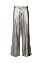 Afbeelding in Gallery-weergave laden, Rabens Saloner Antique Silver Wide Leg Pants Inja W24467103
