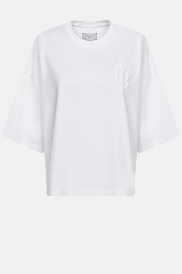 ÂME Antwerp Eloise-A Boxy T-Shirt | White