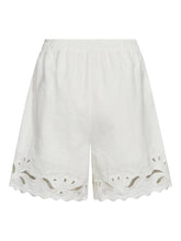 Afbeelding in Gallery-weergave laden, Co'couture LitaCC Linen Emb Shorts White 41196

