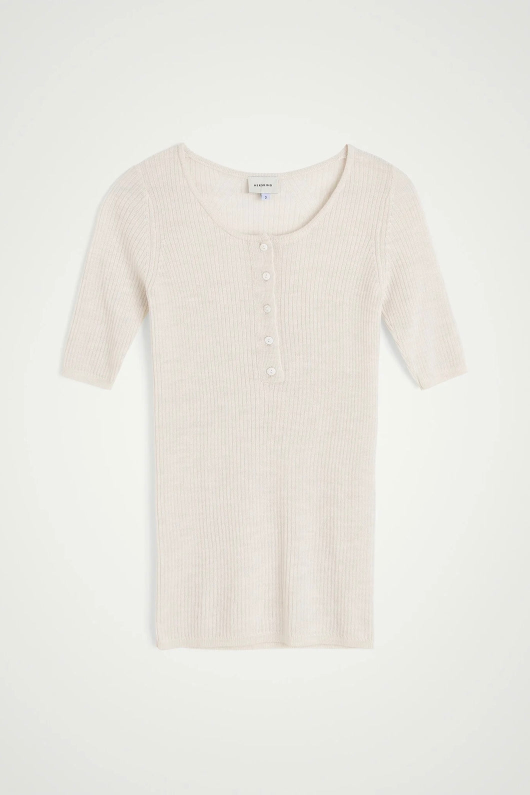 Herskind Agnes Knit Blouse Off White 002 5433825