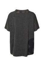 Afbeelding in Gallery-weergave laden, Rabens Saloner INFINITY BOXY T-SHIRT - ARY W25177201 Caviar Black
