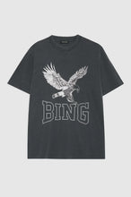 Afbeelding in Gallery-weergave laden, Anine Bing Lili Tee Retro Eagle Washed Black A-08-10075-WBL1
