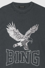 Afbeelding in Gallery-weergave laden, Anine Bing Lili Tee Retro Eagle Washed Black A-08-10075-WBL1
