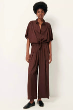 Afbeelding in Gallery-weergave laden, Sessùn Alfassa Tied Blouse Night Moka
