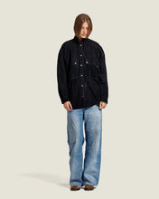 Afbeelding in Gallery-weergave laden, Alter Ego W804 HAYA SUEDE BLOUSE / Pinstripe
