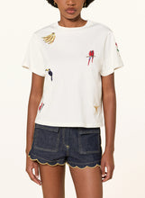 Afbeelding in Gallery-weergave laden, Farm Rio 356417 L0025 OFF-WHITE COOL DAY RELAXED T-SHIRT
