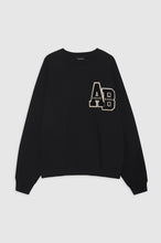 Afbeelding in Gallery-weergave laden, Anine Bing Miles Oversized Sweatshirt Letterman Black A-08-10074-BLK1
