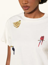 Afbeelding in Gallery-weergave laden, Farm Rio 356417 L0025 OFF-WHITE COOL DAY RELAXED T-SHIRT
