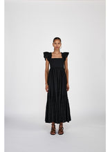 Afbeelding in Gallery-weergave laden, Rabens saloner Supersize anglaise long dress - Bissan Black
