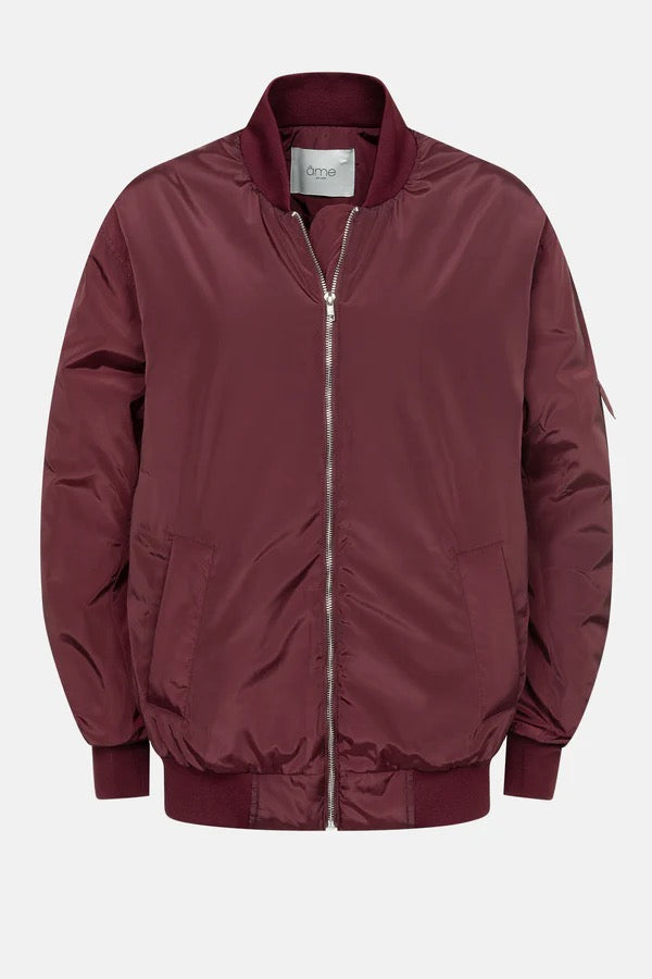 Âme Antwerp MICHAEL PLUM LONG SLEEVE BOMBER