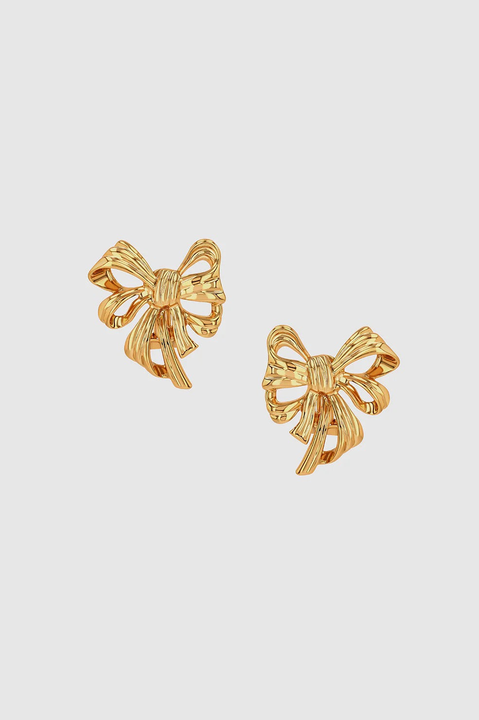 Anine Bing One Bow Earring Gold A-15-10711 GLD1