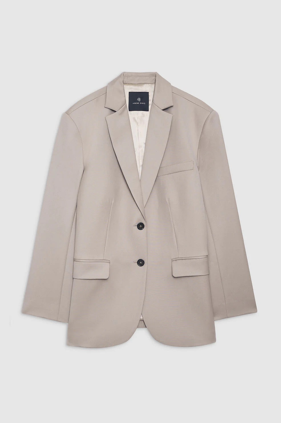 Anine Bing Quinn Blazer Taupe A-01-7073-230