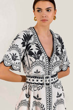 Afbeelding in Gallery-weergave laden, Scarlett Poppies Palm Springs Midi Dress Onyx Black
