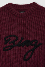 Afbeelding in Gallery-weergave laden, Anine Bing SYDNEY CREW SWEATER SIGNATURE A-09-10686-RED16
