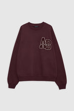 Afbeelding in Gallery-weergave laden, Anine Bing MILES OVERSIZED SWEATSHIRT LETTERMAN Dark Burgundy  A-08-10523-RED4
