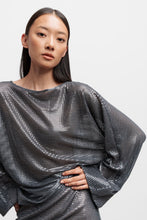 Afbeelding in Gallery-weergave laden, Ahlvar Gallery Nina Sequin Blouse Dark Grey
