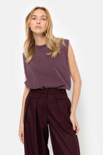 Afbeelding in Gallery-weergave laden, ÂME Antwerp Kill Sleeveless T-shirt | Vintage Plum
