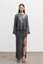 Afbeelding in Gallery-weergave laden, Ahlvar Gallery Nina Sequin Blouse Dark Grey
