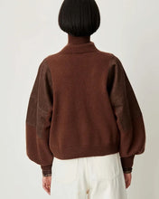 Afbeelding in Gallery-weergave laden, Sessùn 26109011 WYSSAL Turtle neck sweater 02372 Patina Brown 28
