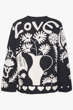 Afbeelding in Gallery-weergave laden, Sissel Edelbo Maggie Suzani Jacket Salt&amp; Pepper
