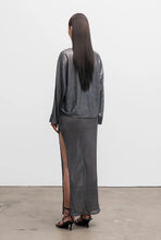 Afbeelding in Gallery-weergave laden, Ahlvar Gallery Nina Sequin Blouse Dark Grey
