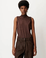 Afbeelding in Gallery-weergave laden, Sessùn 26109040 RAWHIDE Sleeveless jumper 02224 Mokaluz
