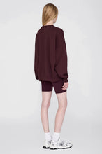 Afbeelding in Gallery-weergave laden, Anine Bing MILES OVERSIZED SWEATSHIRT LETTERMAN Dark Burgundy  A-08-10523-RED4
