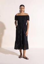 Afbeelding in Gallery-weergave laden, Scarlett Poppies Tiorienne Midi Dress Onyx Black
