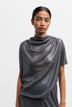 Afbeelding in Gallery-weergave laden, Ahlvar Gallery Milly Sequin Top Dark Grey
