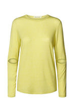 Afbeelding in Gallery-weergave laden, Rabens Saloner JACKA Lucid long sleeve detail top I Limonade W25435201

