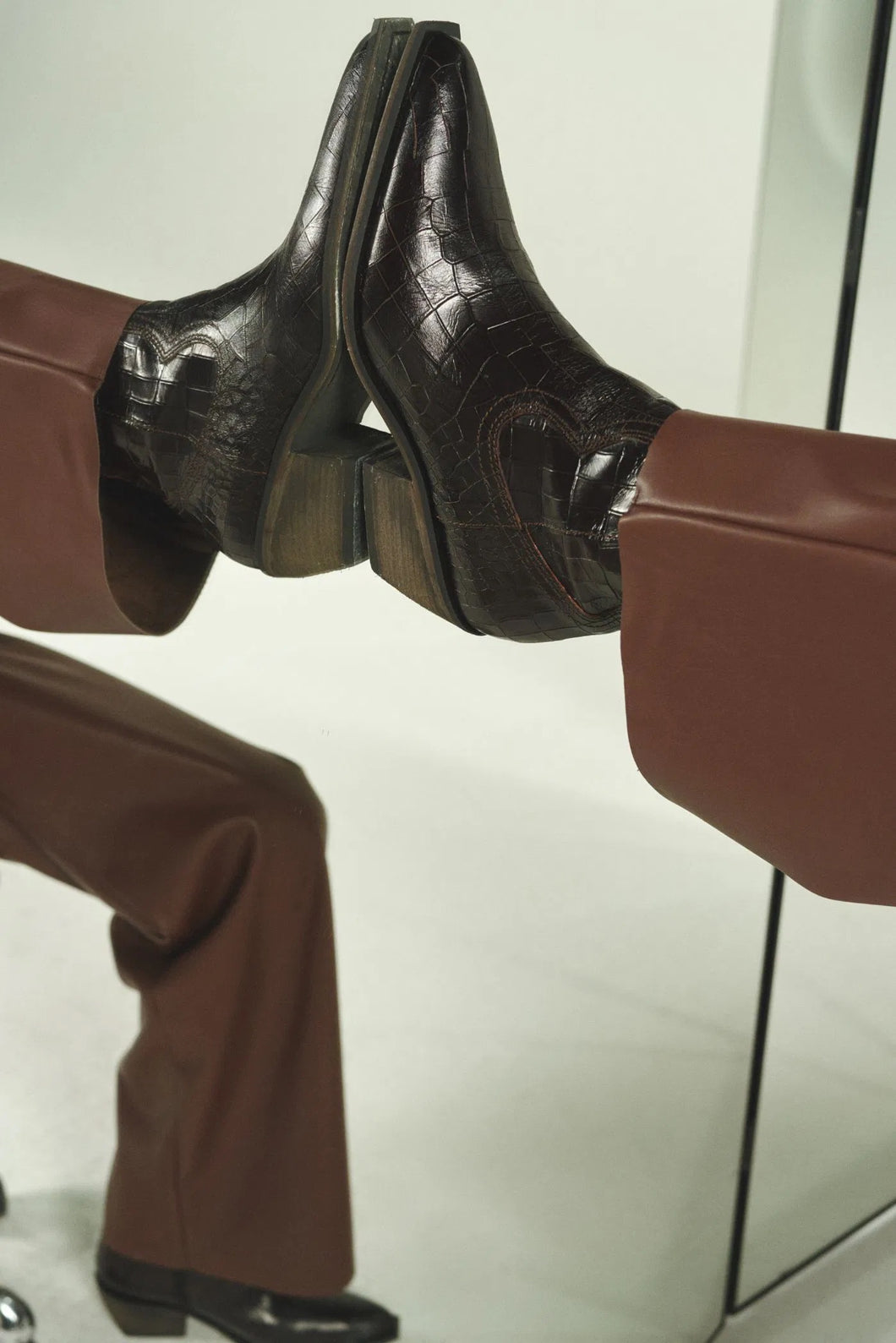 Femmes du Sud Boots Joel Croco Brown