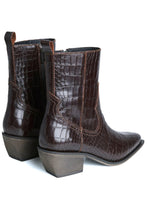 Afbeelding in Gallery-weergave laden, Femmes du Sud Boots Joel Croco Brown

