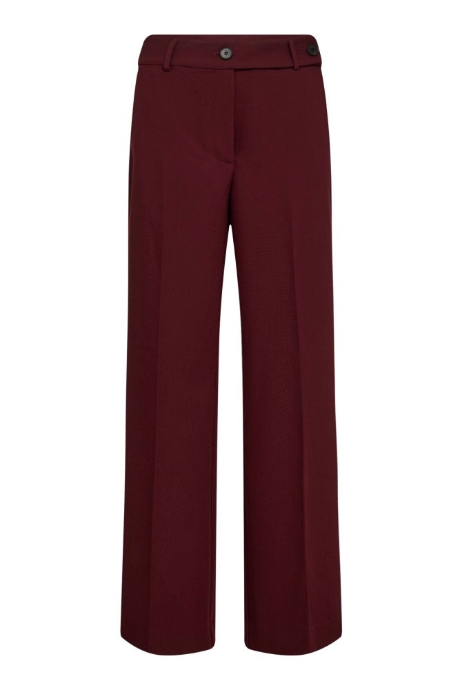 Co'couture KyleCC Wide LL Pant Burgundy 186 314990