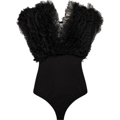 Haute L'amitié Funky Bodysuit HL10200 / HL 10412  Black