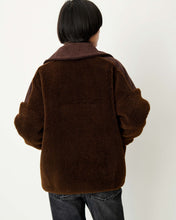 Afbeelding in Gallery-weergave laden, Sessùn 26112007 ICY ROCKY Mix fabric coat 02430 Earth 25

