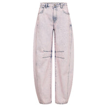 Afbeelding in Gallery-weergave laden, Haute L'Amitié Drew Barrel Panel Jeans Iced Rose HL10570
