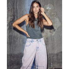Afbeelding in Gallery-weergave laden, Haute L'Amitié Drew Barrel Panel Jeans Iced Rose HL10570
