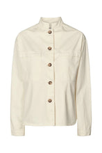 Afbeelding in Gallery-weergave laden, Rabens Saloner Canvas Light Shirt Winter White Jozephine W24420112
