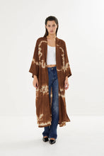 Afbeelding in Gallery-weergave laden, Rabens Saloner Nebula Kimono LEELA  W24281109 Cacao Combo
