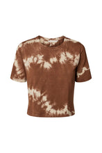 Afbeelding in Gallery-weergave laden, Rabens Saloner Nebula T-shirt LIABELLA  W24281201 Cacao Combi
