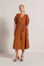 Afbeelding in Gallery-weergave laden, Scarlett Poppies FLEURETTA MIDI DRESS Rust
